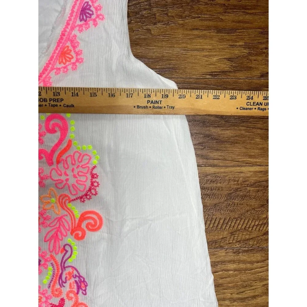 Lilly Pulitzer Thalia Tunic Sleeveless Swing Dress Embroidery in Size L New - Picture 9 of 9